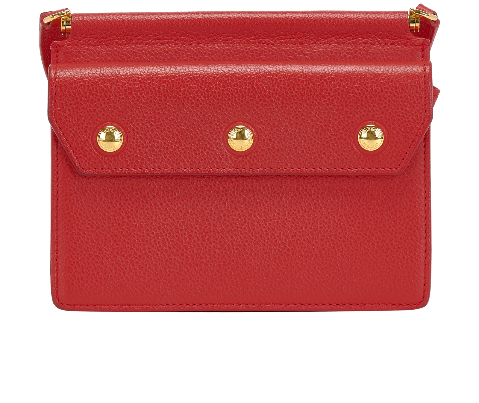 Mini Title Crossbody, &pound;295, Handbags, Red, Leather, Back view